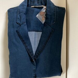 NWOT Soft Surroundings Tencel Blazer Shirt